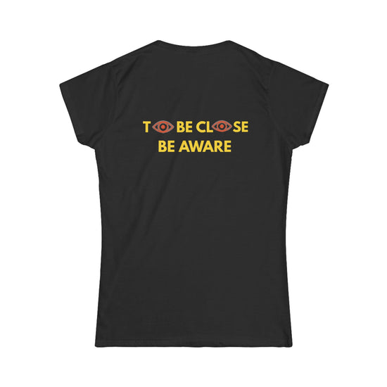Ladies V-Neck CLOSE T-Shirt Tee