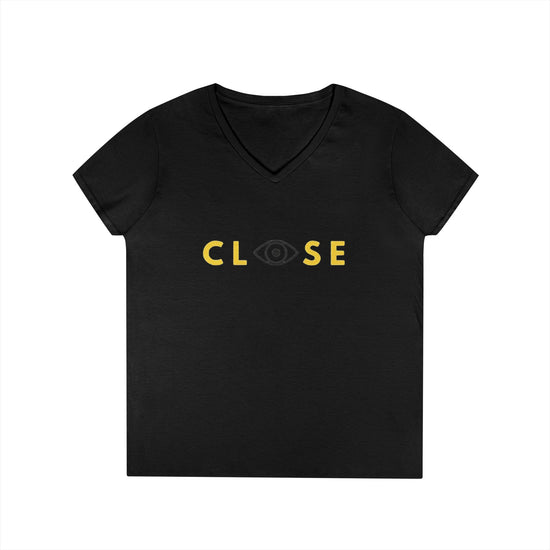Ladies V-Neck T-Shirt - CLOSE