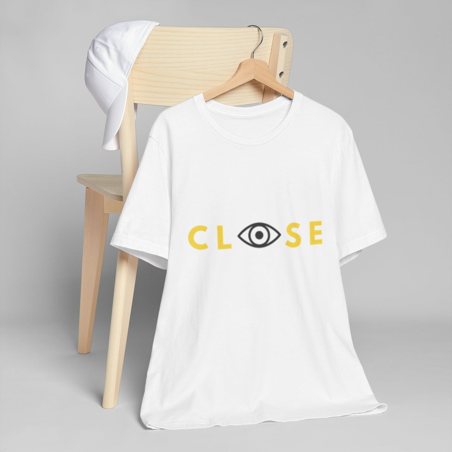 Close Your Eyes T-Shirt - Stay Woke Concept Tee, Inspirational Fashion, Casual Wear, Gift for Friends and Family - CLOSE