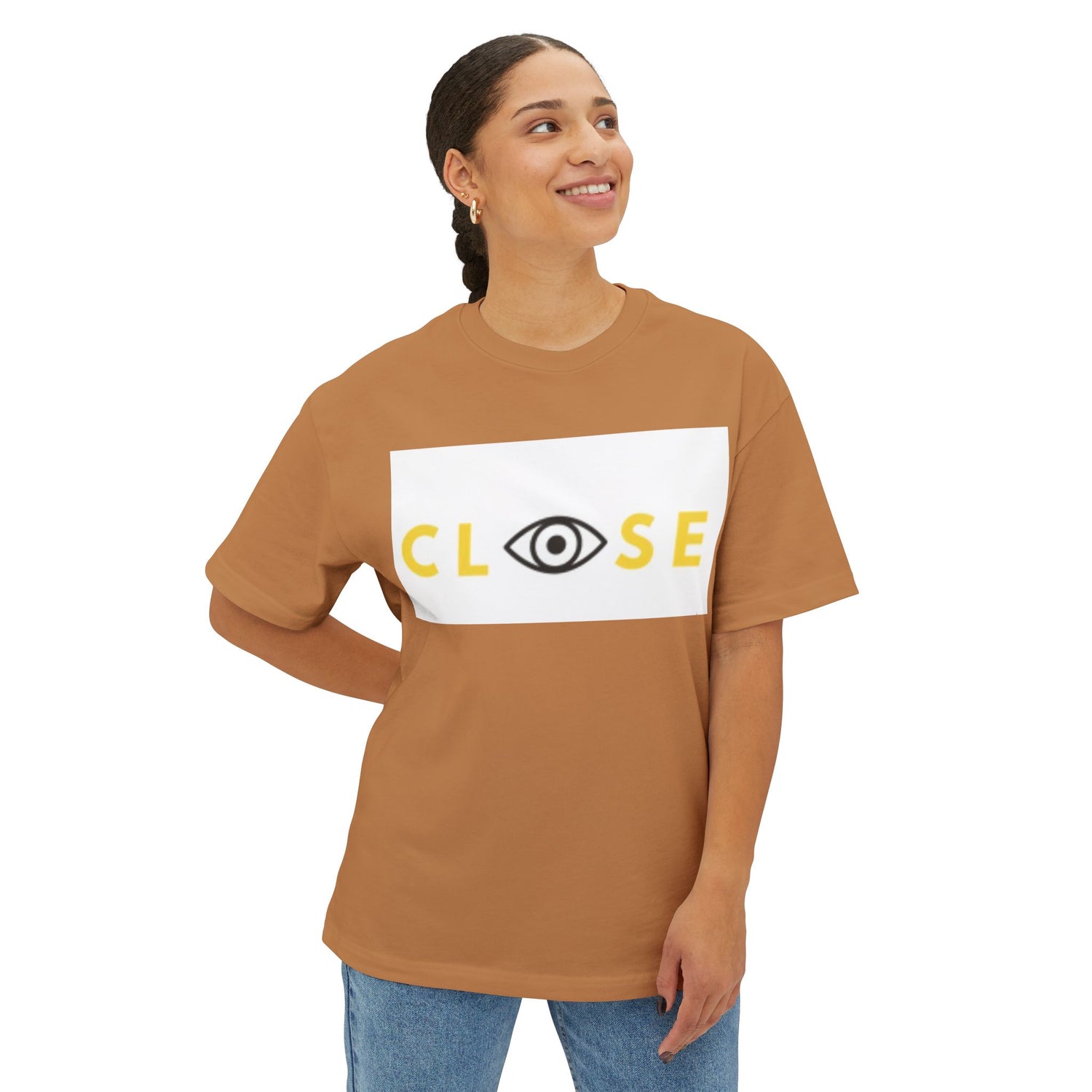 Unisex Oversized Boxy Tee - CLOSE
