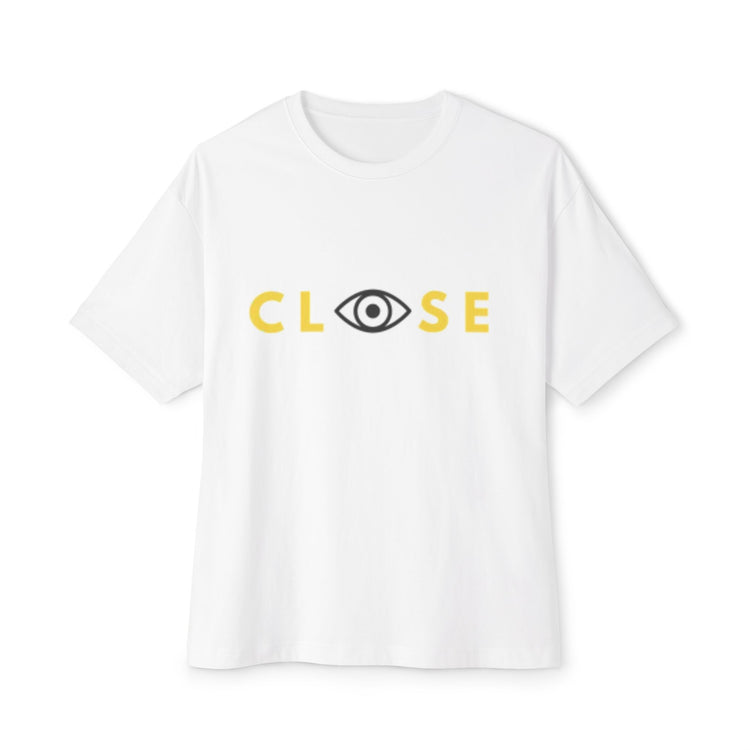 Unisex Oversized Boxy Tee - CLOSE