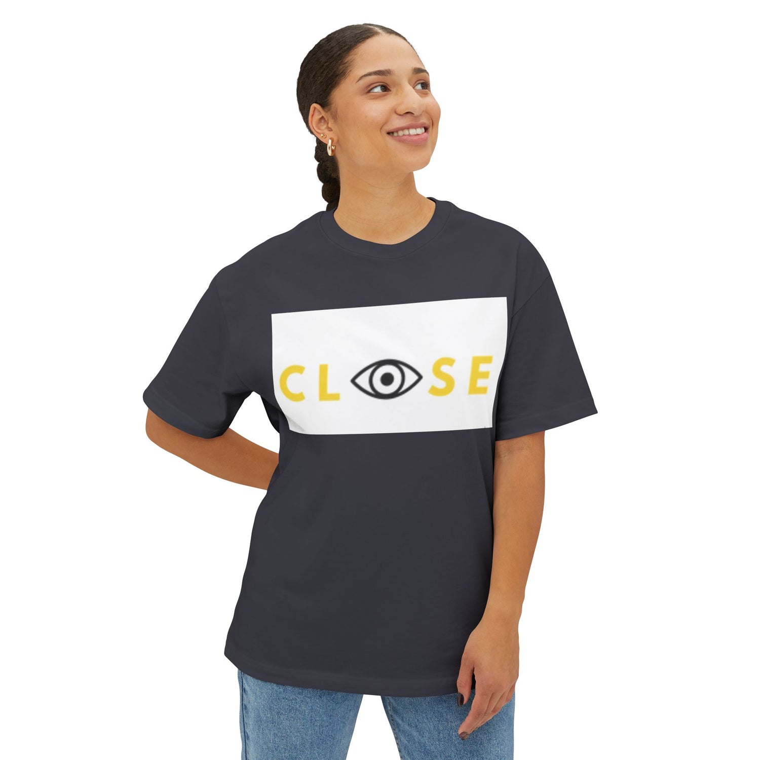Unisex Oversized Boxy Tee - CLOSE