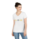 Ladies V-Neck T-Shirt - CLOSE