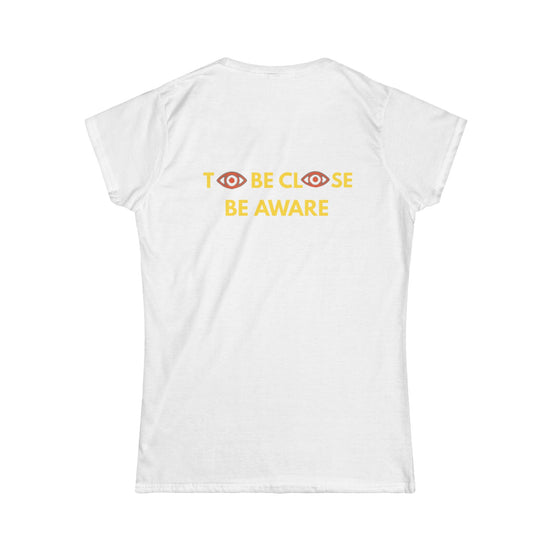 Ladies V-Neck CLOSE T-Shirt Tee