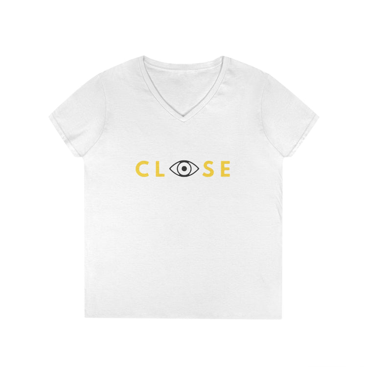 Ladies V-Neck T-Shirt - CLOSE