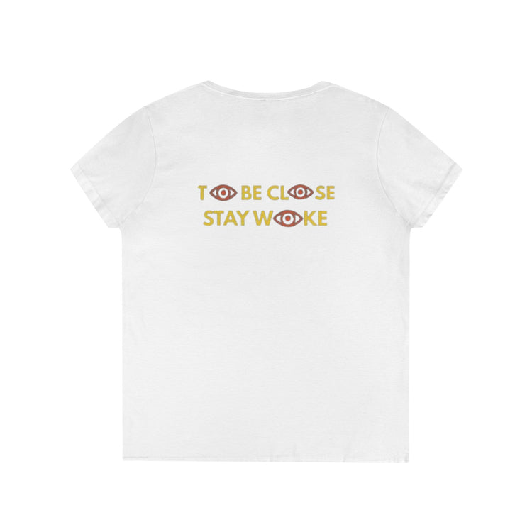 Ladies V-Neck T-Shirt - CLOSE