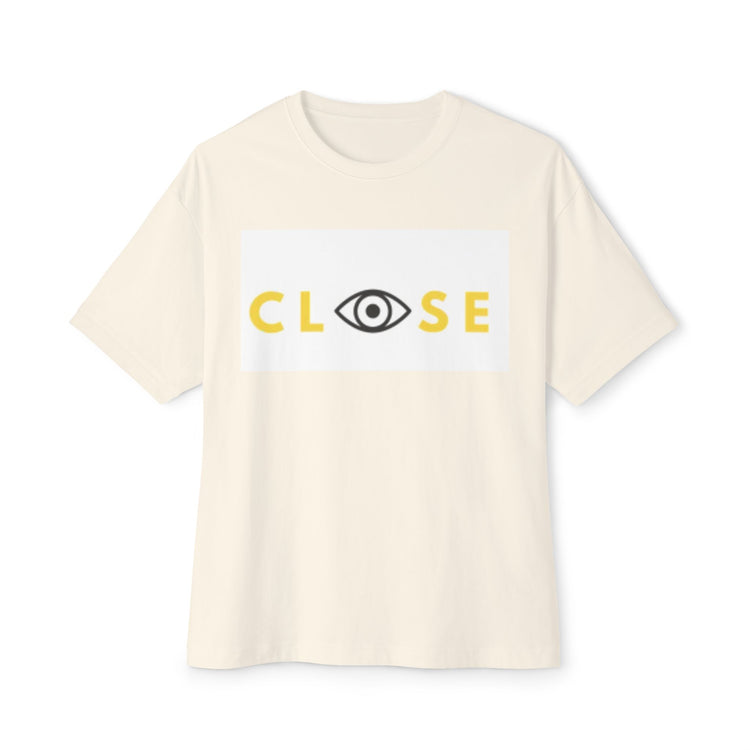 Unisex Oversized Boxy Tee - CLOSE