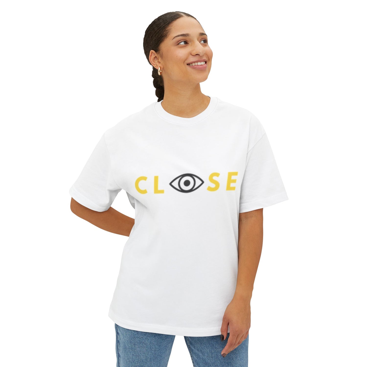 Unisex Oversized Boxy Tee - CLOSE